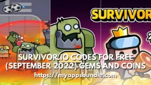 Survivor.io codes for free (September 2022) Gems and Coins