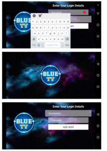 Screenshots of Blue TV Apk App