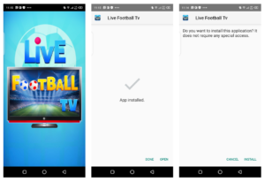 Screenshots of Live Football TV Apk App
