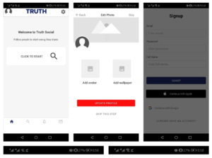 Screenshots of Truth Social Apk App