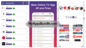 Screenshot of TVMob APK