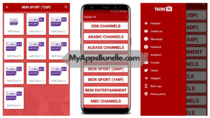 Screenshot of Yacine TV APK