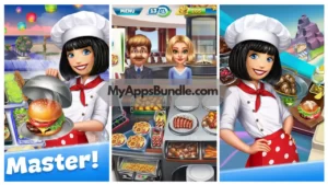 Screenshot of Cooking Fever Mod APK_MyAppsBundle.com