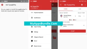 Ha Tunnel Pro Apk Features